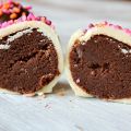 Chocolate Chocolate Chip Cookie Dough Truffles
