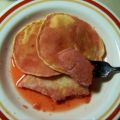 My Pancakes for One With Strawberry Syrup