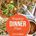 Skinnytaste Dinner Plan (Week 102)