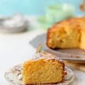 Grapefruit Curd in Grapefruit Cake