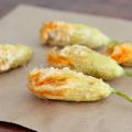 Fried Stuffed Zucchini Blossoms