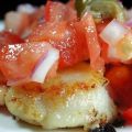 Pan Seared Scallops With Fresh Tomato Caper[...]