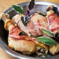 Chicken drumsticks wrapped in pancetta Recipe