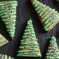 Gingerbread Christmas Tree Cookies
