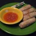 Baked Chicken Spring Rolls