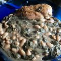 Balsamic Chicken With White Beans & Spinach