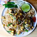 crispy tofu pad thai
