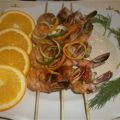 Spicy Shrimp Skewers