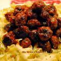 Bar B Que Meat Balls with Sauce
