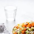 A simple roasted butternut squash salad