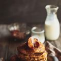 Whole Grain Pumpkin Pancakes with Apple Maple[...]