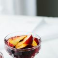 Stone Fruit in Red Wine