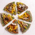 Veggie Pizza with a Spinach Pesto