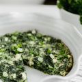 Easy Crust-less Spinach and Feta Pie