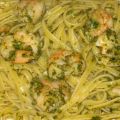 Shrimp Scampi Verde Pasta