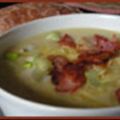 Baked Potato, Leek and Cheese Soup