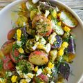 Red White and Blue Potato Salad