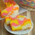 Tie Dye Easter Loaf Cake