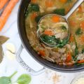 Chicken Soup with Spinach and Whole Wheat Acini[...]