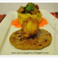 Khichdi with bajra nu dhebra and kachumber[...]