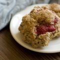 Strawberry oatmeal scones